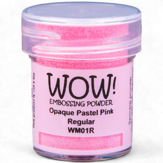 WOW Embossing Pulver 15ml - Pastel - Pink - Regular Pink - Regular