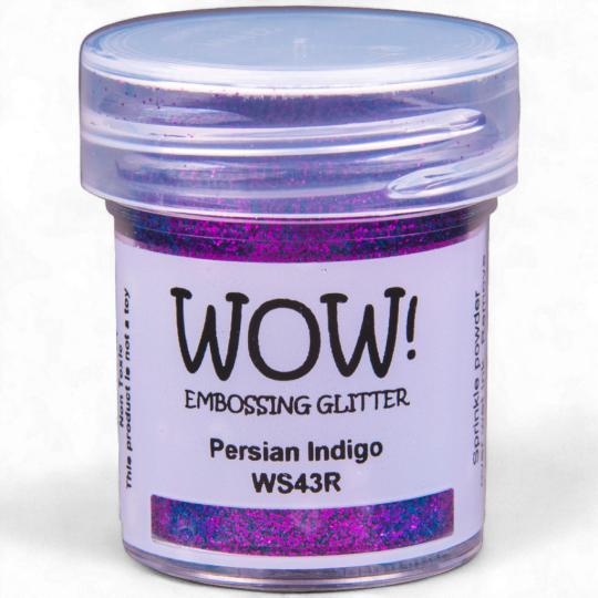 WOW Embossing Pulver 15ml - Glitzer - Persian Indigo - Regular Persian Indigo - Regular