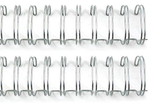 We R Memory Keepers Cinch Bindedraht 2Stk. a 30cm lang / 0,75inch=1,90cm Silber Silber