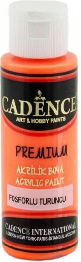Cadence Premium Neon-Acrylfarbe (Halbmatt) 70ml Neon-Orange