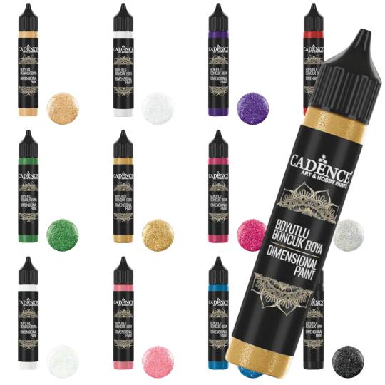 Cadence 3D Dimensional Pen - Glitzer 25ml 