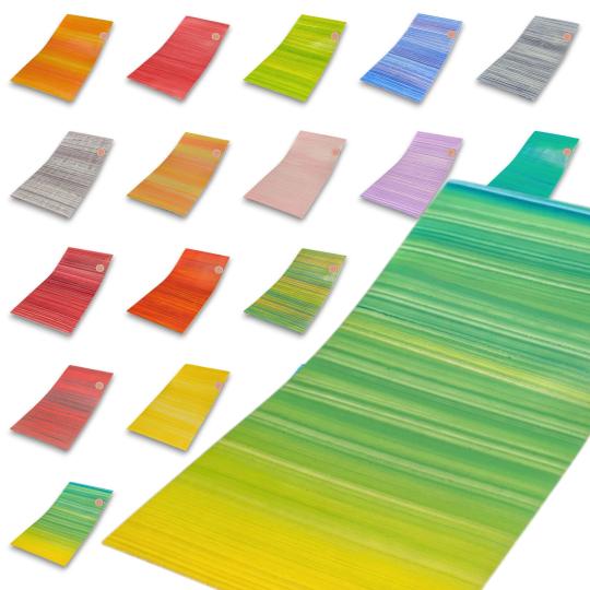 Sandras-Bastelladen - Handbemalt Schraffur - Kerzen Verzierwachsplatte - 200 x 100 x 0,5mm 