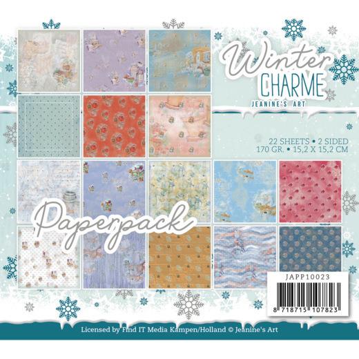 Paperpack - 15,2 x 15,2cm - Jeanines Art - Winter Charme – 170gr - 