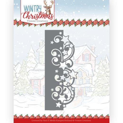 Stanzschablone - Yvonne Creations - Wintry Christmas - Sternen Borde 