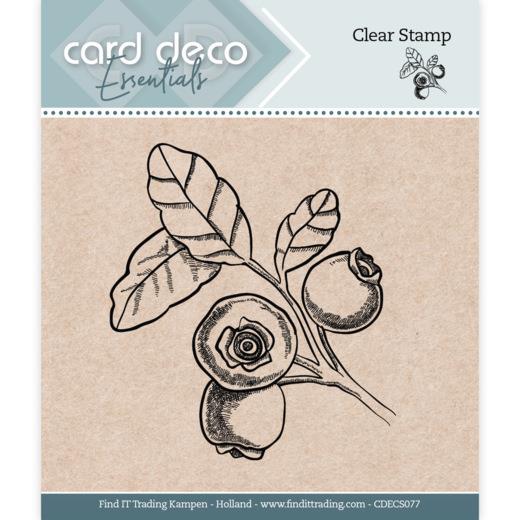 Card Deco Essentials Clearstempel  - Beeren 