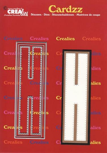 Crealies Cardzz Stanzschablone 3tlg. No.408 - Alphabet - H - 
