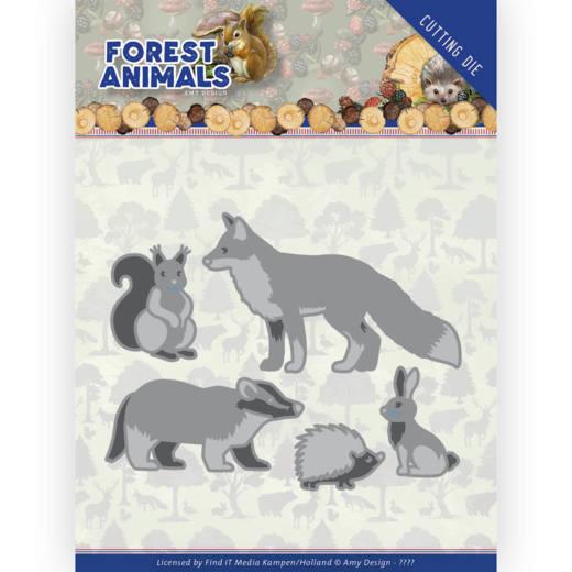 Stanzschablone - Amy Design - Forest Animals - Waldtiere 1 