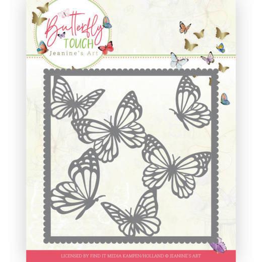 Stanzschablone - Jeanines Art - Schmetterling Touch - Schmetterlings Rahmen 
