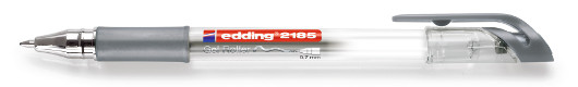 edding 2185 Gel Roller 0,7mm  silber silber