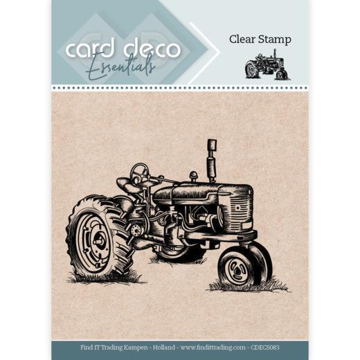 Card Deco Essentials Clearstempel  - Traktor 