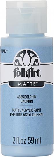 Plaid Folkart - Matte Premium Acrylfarbe - 59ml Dolphin / Delfin