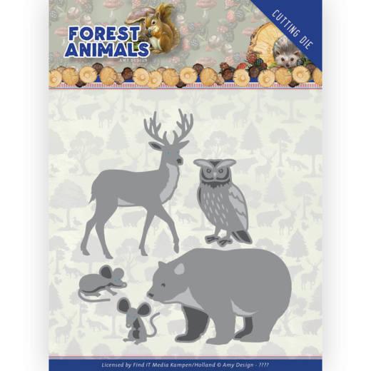 Stanzschablone - Amy Design - Forest Animals - Waldtiere 2 