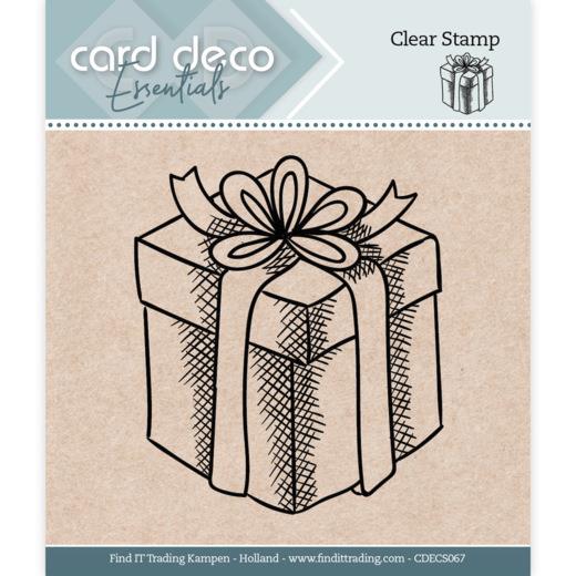 Card Deco Essentials Clearstempel  - Geschenk 