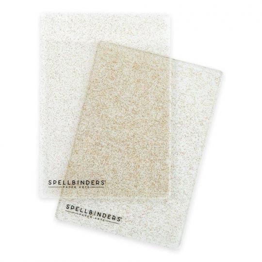 Spellbinders Platinum Schneideplatten Standard Glitter (2 Stück) 