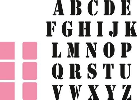 Marianne Design Stanz und Prägeschablone Collectable Alphabet set 