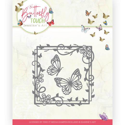 Stanzschablone - Jeanines Art - Schmetterling Touch - Schmetterlinges Quadrat 