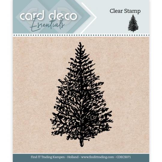 Card Deco Essentials Clearstempel  - Weihnachtsbaum 