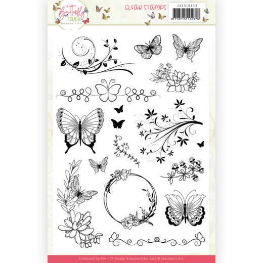 Clearstempel A5 - Jeaninnes Art - Schmetterlings Touch 