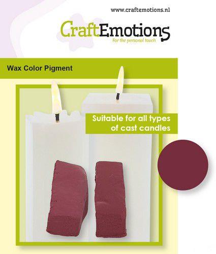 CraftEmotions Wachs Farbpigment - 2 Sticks 30 x 10 x 10mm - ca. 5g Altrosa