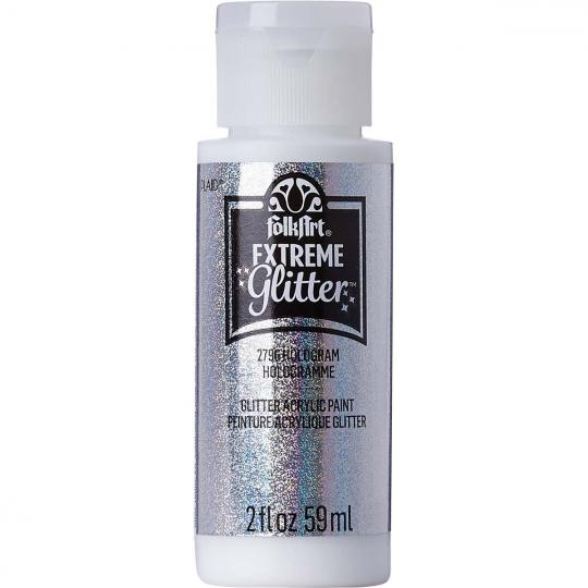 Plaid Folkart - Extreme Glitter Acrylfarbe - 59ml Hologramm
