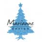 Marianne Design Stanz und Prägeschablone Creatable Tiny`s Weihnachtsbaum dekoriert 